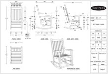 Teak Wood Santiago Rocking Chair