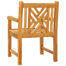 Teak Wood Chippendale Arm Chair
