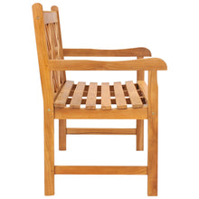 Teak Wood Chippendale Double Bench