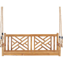 Teak Wood Chippendale Double Swing