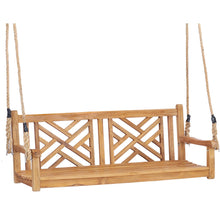 Teak Wood Chippendale Double Swing