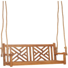 Teak Wood Chippendale Double Swing