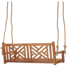 Teak Wood Chippendale Double Swing