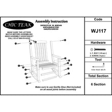 Teak Wood Santiago Rocking Chair