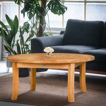 Teak Wood Italy Round Coffee Table, 39 inch
