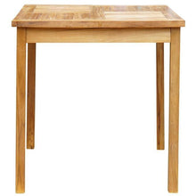 Teak Wood Havana Square Outdoor Bar Table, 27 Inch