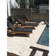 Teak Wood Bahama Pool and Patio Lounger