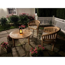 Teak Wood Italy Round Coffee Table, 39 inch