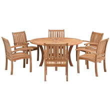 Teak Wood Sun Dining Table, 59 Inch