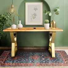 Charleston Recycled Acacia Wood Console Table