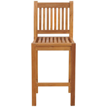 Teak Wood Elzas Barstool without Arms