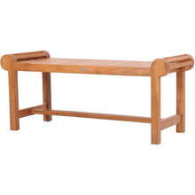 Teak Wood Lutyens Backless Bench