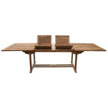 11 Piece Rectangular Teak Wood Balero Table/Chair Set With Cushions