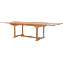 Teak Wood Italy Rectangular Double Extension Table