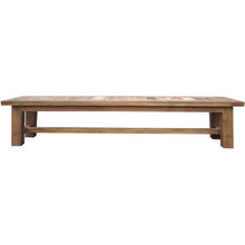 Recycled Teak Wood Tuscany Backless Bench, 79 Inch - Chic Teak