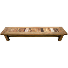 Recycled Teak Wood Castello Backless Bathroom Bench, 79 inch