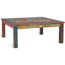 Marina del Rey Square Coffee Table made from Recycled Teak Wood Boats