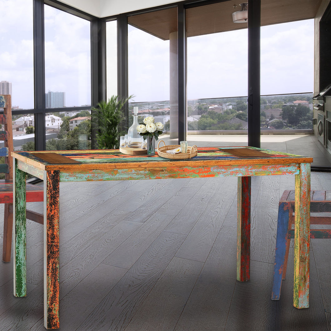 Marina Del Rey Rectangular Table, Counter Height, 63 x 35 inches
