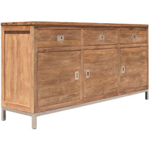 Recycled Teak Wood Stella Buffet with 3 drawers and 3 doors