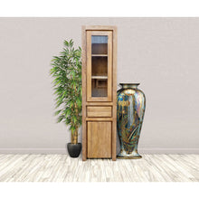 Recycled Teak Wood Solo Cupboard / Curio Cabinet - Chic Teak