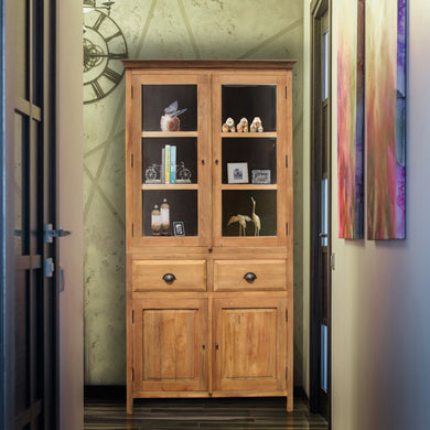 Recycled Teak Wood Bali Cupboard Small