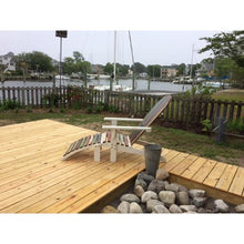 Adirondack Chair Including Footstool Made From Recycled Teak Wood Boats