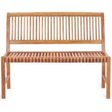 Teak Wood Castle Bench without Arms, 4 ft