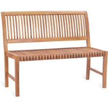 Teak Wood Castle Bench without Arms, 4 ft
