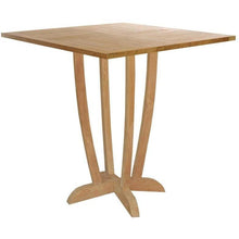 5 Piece Teak Wood Armless Orleans Bar Table/Chair Set With Cushions