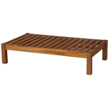 Teak Wood Long Island Ottoman