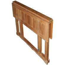 Teak Wood Hatteras Rectangular Folding Bar Table, 55 x 28 Inch