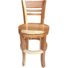 Suar Olympia Live Edge Counter Stool Chair with Swivel Seat