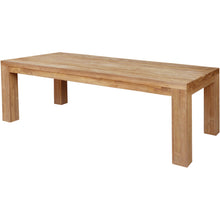 Recycled Teak Wood Marbella Dining Table, 87 Inch