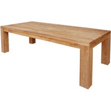 Recycled Teak Wood Marbella Dining Table, 87 Inch