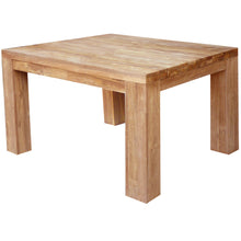 Recycled Teak Wood Marbella Square Dining Table, 35 Inch