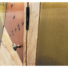 Siena Recycled Mango Wood Bathroom Linen Cabinet with 3 doors