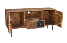 Inca Recycled Mango Wood Media Center with 2 Doors and 1 Drawer