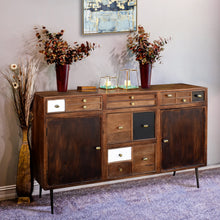 Inca Recycled Mango Wood Sideboard with 5 Drawers and 2 Doors