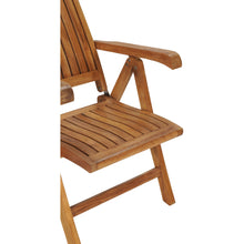 Teak Wood Miami Reclining Chair
