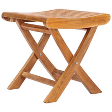 Teak Wood Italy Footstool / Side Table