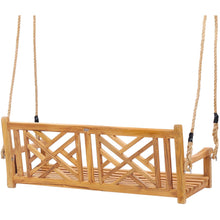 Teak Wood Chippendale Double Swing