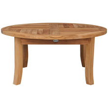 Teak Wood Italy Round Coffee Table, 39 inch